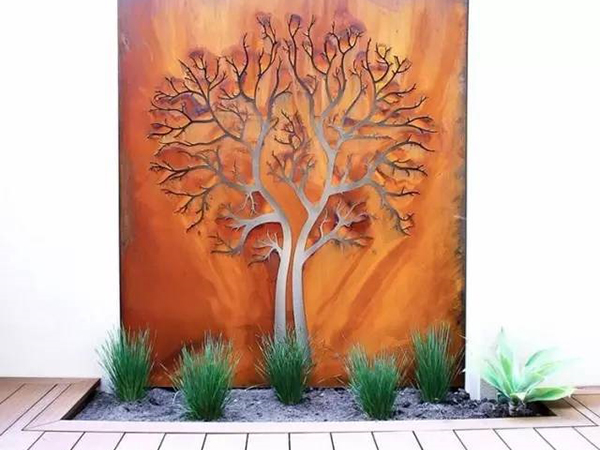 耐候钢艺术景墙发展有优势嘛？