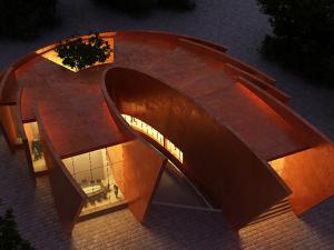 耐候钢板在造型艺术上的应用！