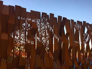 耐候钢板有哪些艺术性？