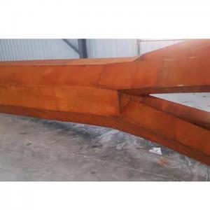 耐候钢板的研磨和刷涂处理！