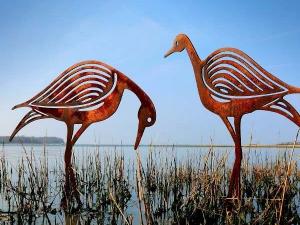 为什么耐候钢板雕塑生锈但不生锈？